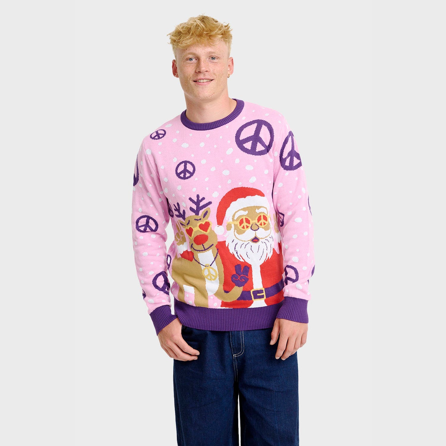 Hippie Christmas Sweater โ Men